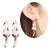 10Pcs Metal Kitten Charm Cartoon Cute Colored Cat Pendant Dangle Jewelry Making Accessory for DIY Necklace Earrings