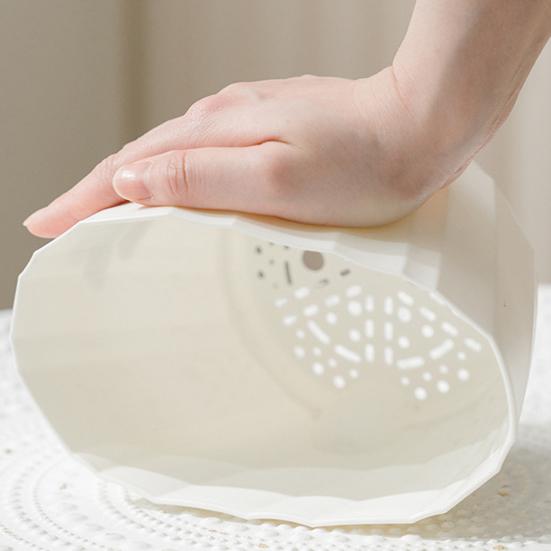 Selbstbewässernder Pflanztopf Blumentopf mit transparentem Reservoir Pflanzgefäß mit Dochtschnüren und Drainagelöchern für Orchideen Afrikanisches Veilchen Sukkulenten Zimmerpflanzen