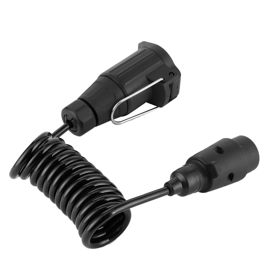 Trailer Wiring Spring Wire Connection Cables Extension Cord Caravan Connectors 12V 7 To 13 Pin