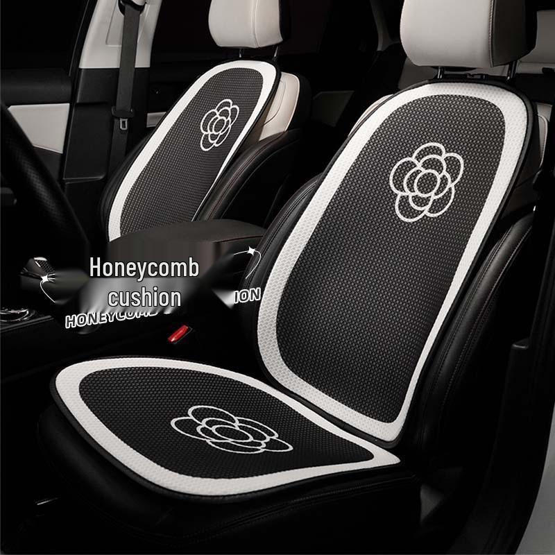 Classic Camellia Non-Slip Car Seat Cushion - Comfortable, Universal for All Seasons