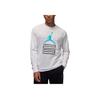 Air Brooklyn AJ11 Graphic Long-Sleeve T-Shirt White Men Tops IM6507-100
