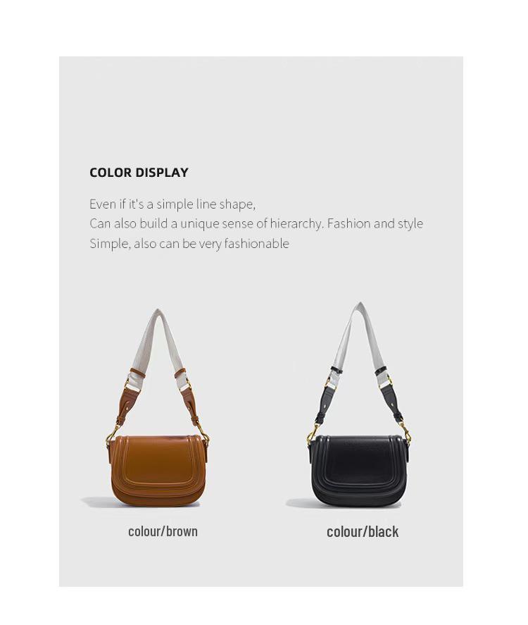 Z Family Saddle Bag 2025 - New Fashion Crossbody Underarm Bag with Wide Shoulder Strap