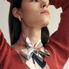 Saint Luxure Twilly Women's Tie Neck Scarf Tiered SL20FSTT2