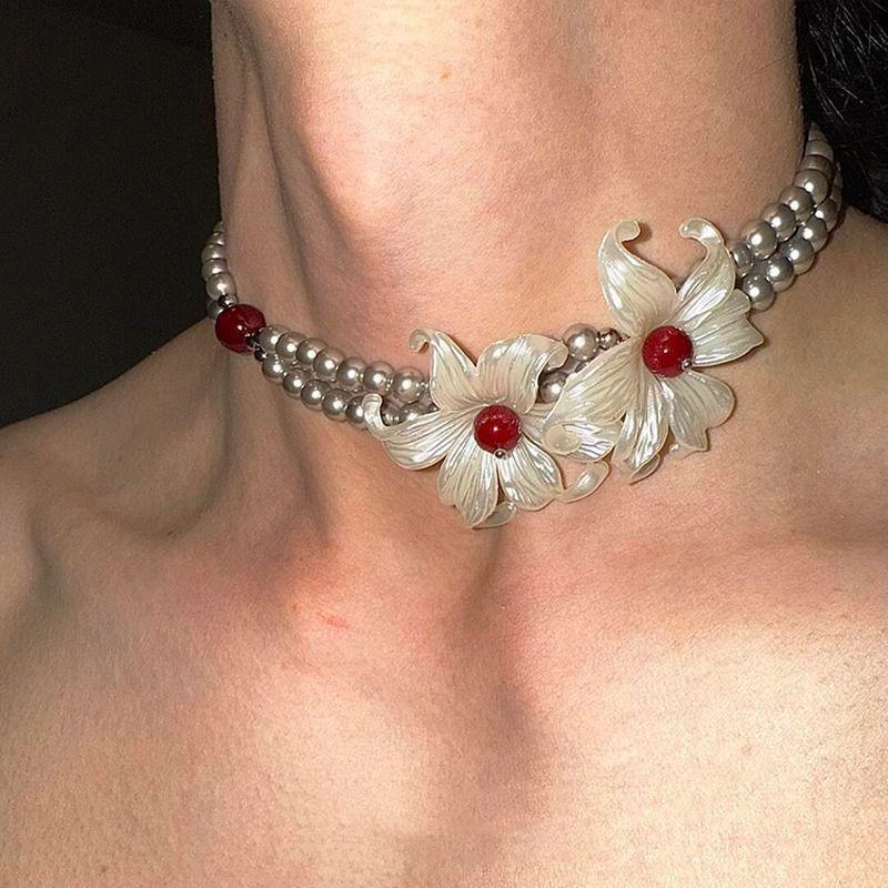 Starburst Double Layer Men's Necklace: Trendy, Light Luxury Hip Hop Style, Unisex Clavicle Chain