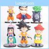 Dragon Ball Z Collectible Figurines Adorable Chibi Goku Krillin Chi-chi For Car Decor