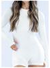 Seamless Quick-Dry Long Sleeve Yoga Bodysuit: European & Asian Fit