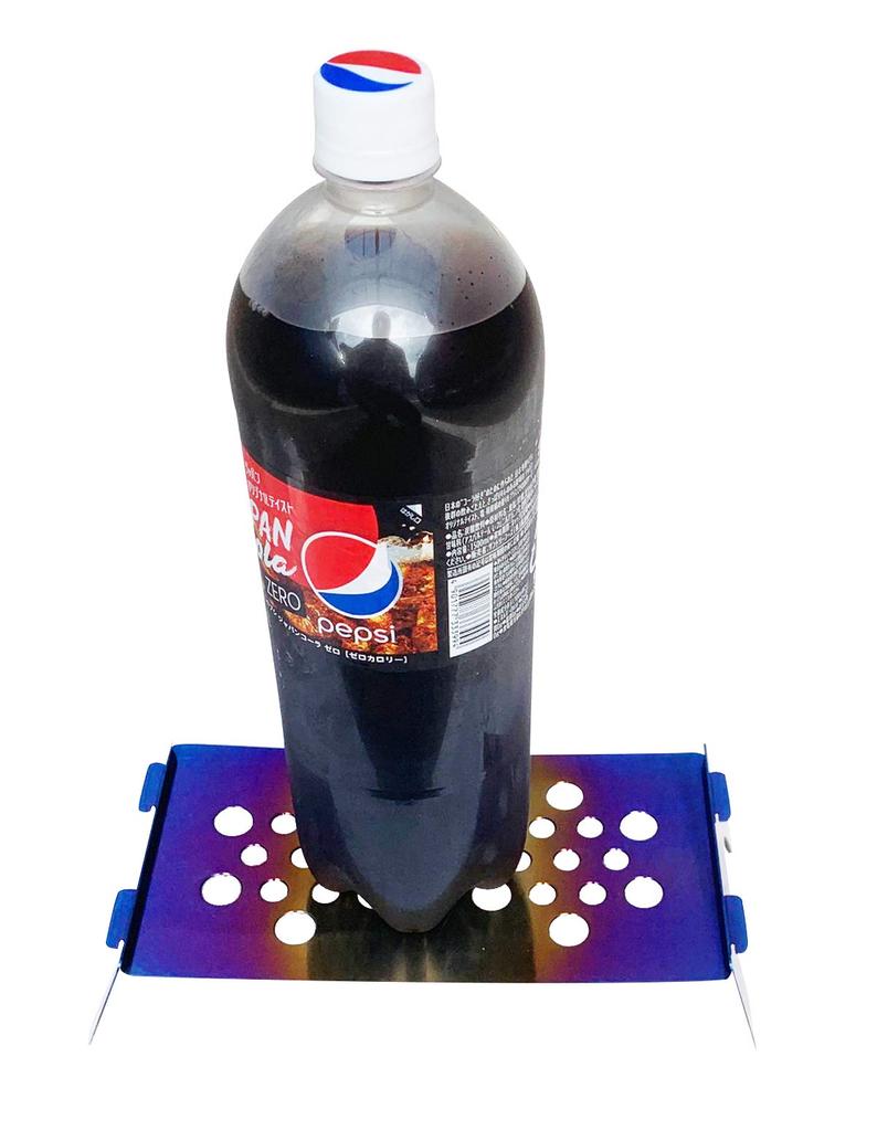 64 Titanium Climbing Table Compact Ultra Light 155g Iridescent Anodized