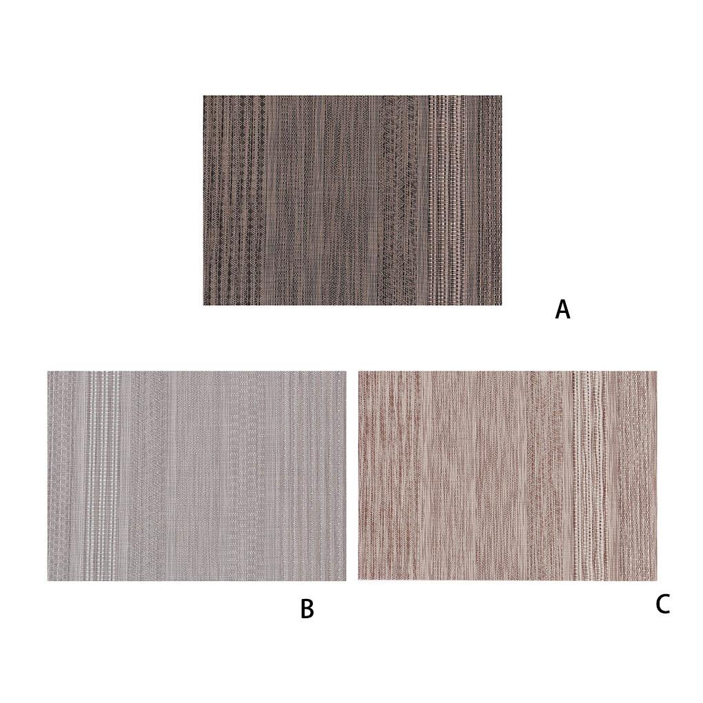 Dining Pad Table Mat Home Supplies Vinyl Elegant PVC Ple Style Place Coaster Decorations Thicken Design Bowl Mats
