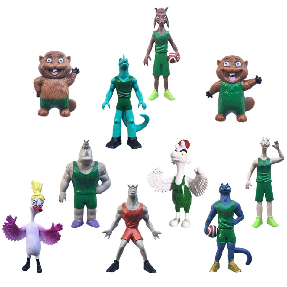 6-8 Stück/Set Cartoon Miracle Dream Team Anime Figuren GOAT Cosplay Actionfigur PVC Sammlung Schreibtisch Statue Ornament Spielzeug Langlebiges Geschenk