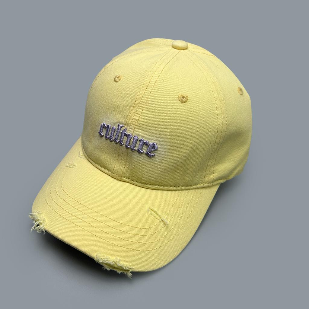Four Seasons Cave Wind Embroidery Letter Simple Baseball Cap Men'S And Women'S Shade Personality Retro Fashion Cap