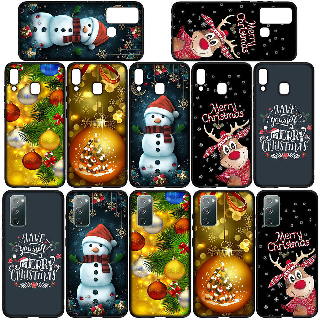 Case for iPhone 17 16 15 Xiaomi Poco F8 F7 X7 X6 M8 C85 C75 C71 Redmi Note 14 13 12 11 Pro Max A3 A4 14C 13C 15C Deer Decoration Merry Christmas Tree