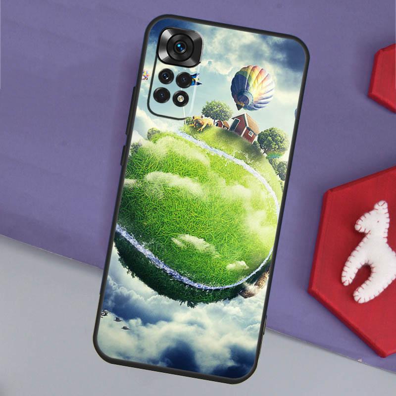 Tennis Ball Movement Funda For Xiaomi Redmi Note 13 14 Pro 12 11 9 10 9S 10S 11S 12S Redmi 14C 10C 12C 13C Case