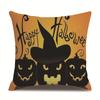 Halloween Linen Pillow Cover Printed Pillow Supply Cushion Cover