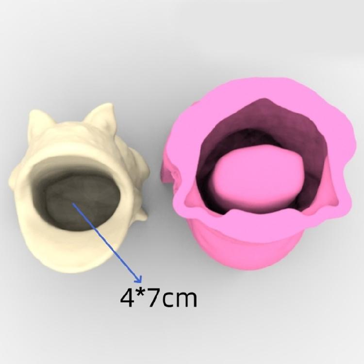 Frogs Shape Planter Mould Handmade Project Moulds Easy Demolding Molds Silicone Texture for Succulent Pots and Pen Holder