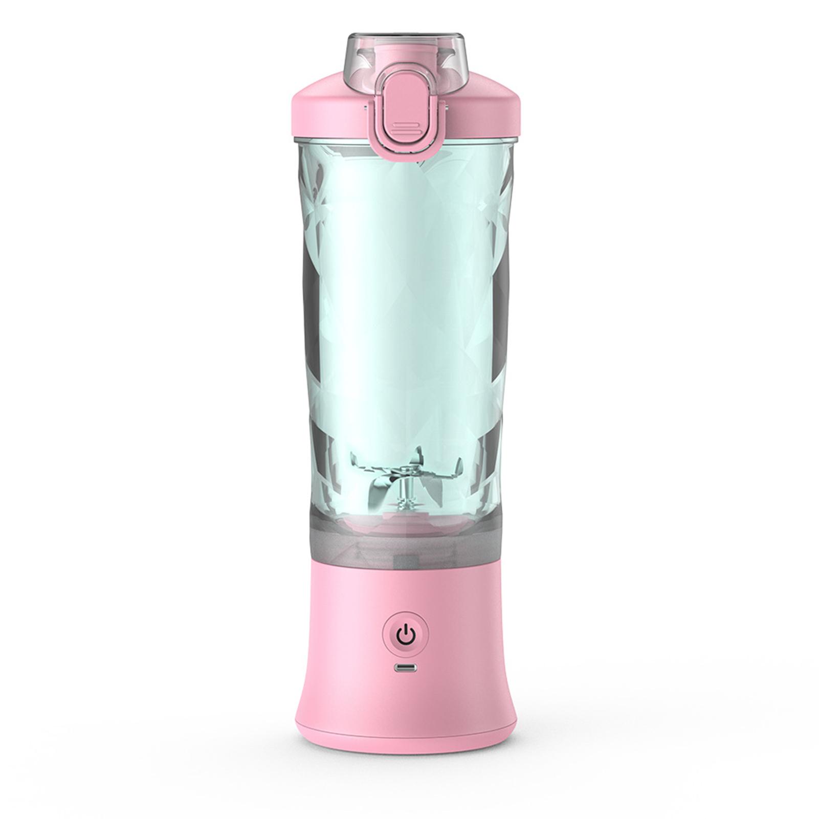 

Portable Juicer With Leather Handle USB Charging Blender Ice Crusher For Fitness Outdoor