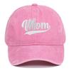 1pc Fashion DAD MOM Embroidery Baseball Caps Adjustable Couple Hiphop Baseball Hats Distressed Faded Cap Vintage Sunscreen Hats