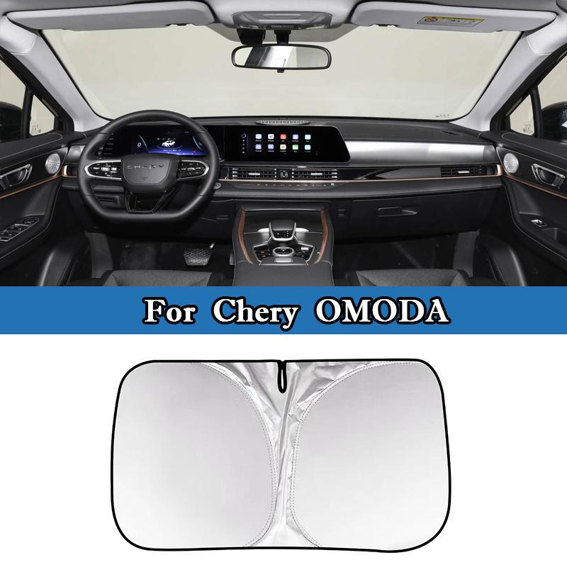 Osłona przeciwsłoneczna na przednią szybę samochodu Pokrowiec na przednią szybę Ochrona UV wnętrza do Chery Arrizo 5 8 Tiggo 3 7 9 8 Plus Pro OMODA EQ1 EQ5