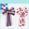 Premium Quality Independence Day Decorative Ribbon Bows With Unique Star Design