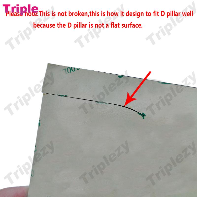 6Pcs Glossy Chrome Car Door Window Center Middle B C Pillar Post Column Cover Trim Sticker For Honda Freed GB3 GB4 2008-2016
