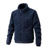European and American Blue Stand-Up Collar Polar Fleece Lamb Wool Coat