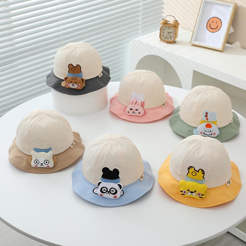 Infant and Toddler Fisherman Hat Spring and Autumn Cute Baby Super Cute Sunbath Hat Boy and Girl Sun Protection Versatile Hat Fashionable