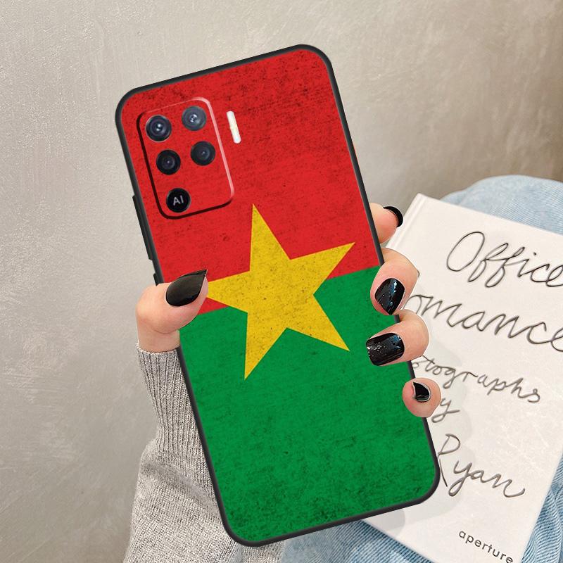 Burkina Faso Flagge Hülle Für Oppo A78 A98 A18 A38 A58 A60 A80 A40 A77 A57 A17 A74 A54 A94 A96 A76 A16 A15 A5 Pro
