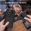 for iPhone 13 13 12 Pro Case Wallet 3-Card Flip Cover Credit Card Holder Slot Back Pocket Dual Layer Protective Hybrid Hard Case