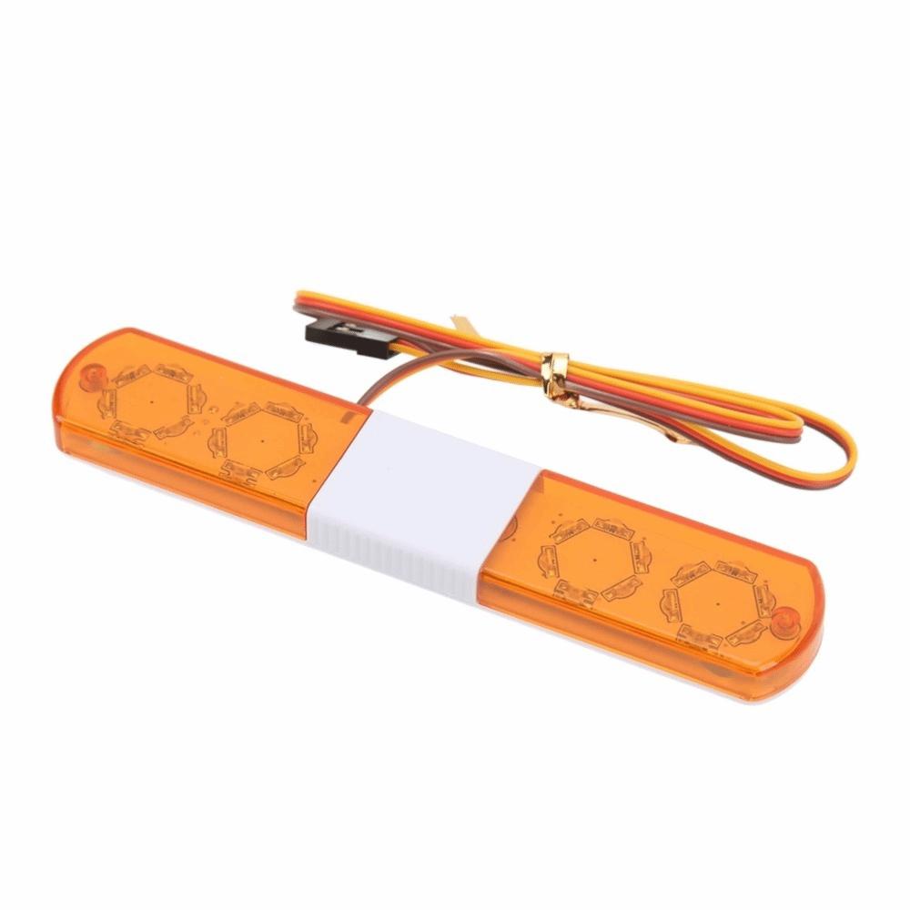 Nine Flashing Modes RC Alarming Light 115mm Light Bar Lamp Durable Alarming Light  RC Car