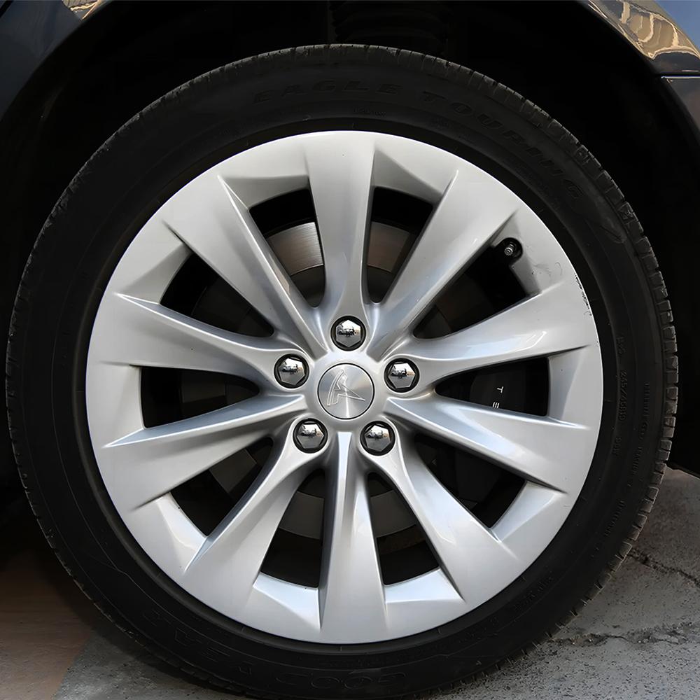 4Pcs/Set 56mm Car Wheel Center Hub Caps Tire Rim Covers  Decals Styling Accessories For Tesla Model 3 Model X Y 2020 2021 2022