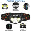 8 Modes LED Headlight Handfress Motion Sensor Powerful Headlamp Head Lamp COB Flashlight Torch Camping Fishing LED Head Light