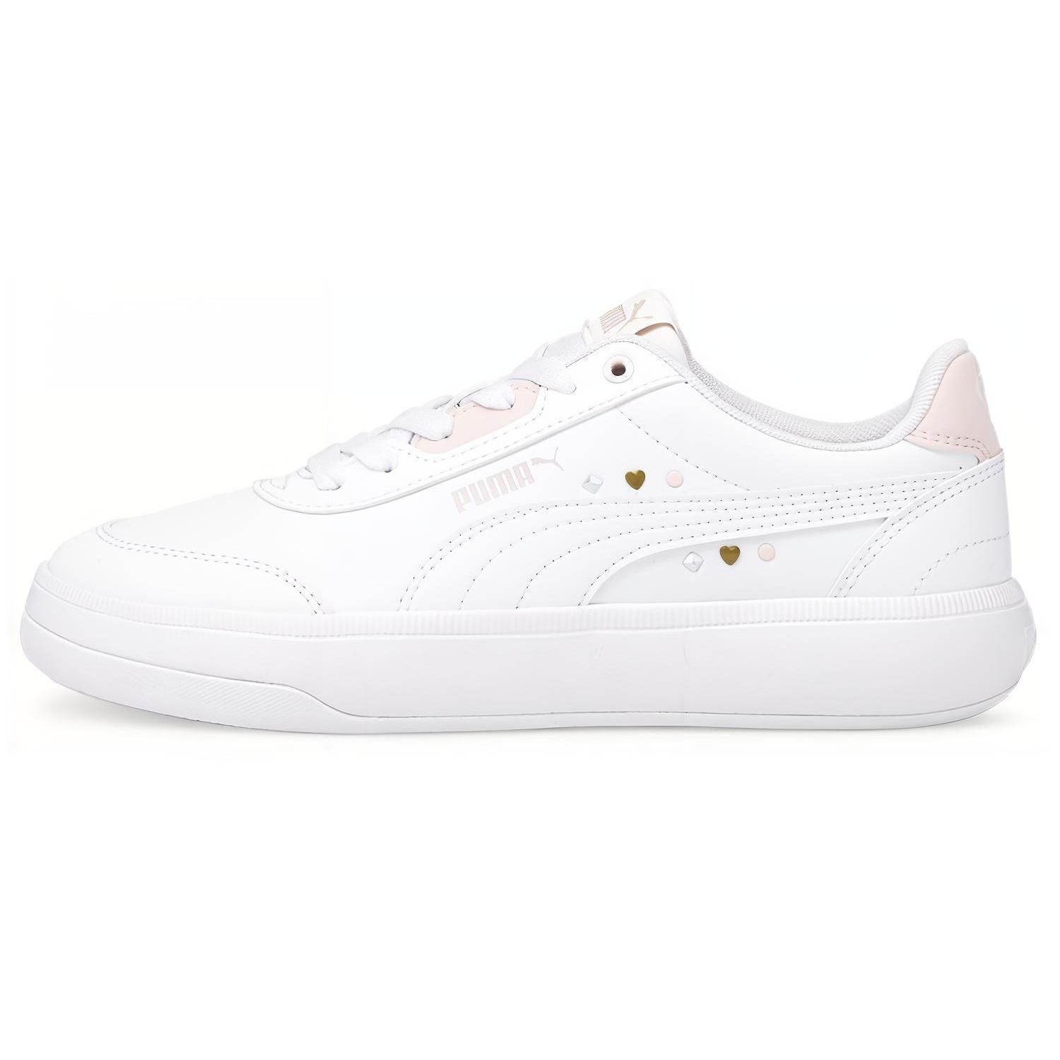 (WMNS) PUMA Tori Galentines - White Chalk Pink Women s 384600-01 EU 35.5