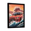 Wave Collection Wave Cars Evo Framed Poster