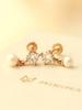 Minimal Piercing 14K Internal Cubic Drop Freshwater Pearl Piercing