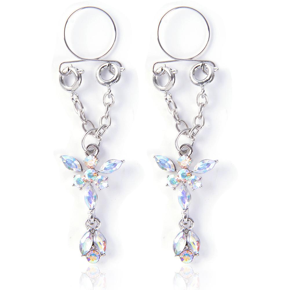 

Fashionable Nipple Ring Adjustable Piercing Body Jewelry Decoration (AB color)