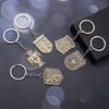 2026 Soccer Team Badge Keychain, National Team Zinc Alloy Key Ring with World Cup Logos, Durable Metal Car Accessories for Football Fans