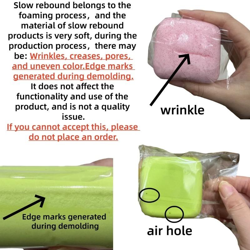Simulation Of Square Bread Anti-Stress Pinching Toys And Slow-Pressing Small Toast Sensory Toys To And Anxiety,