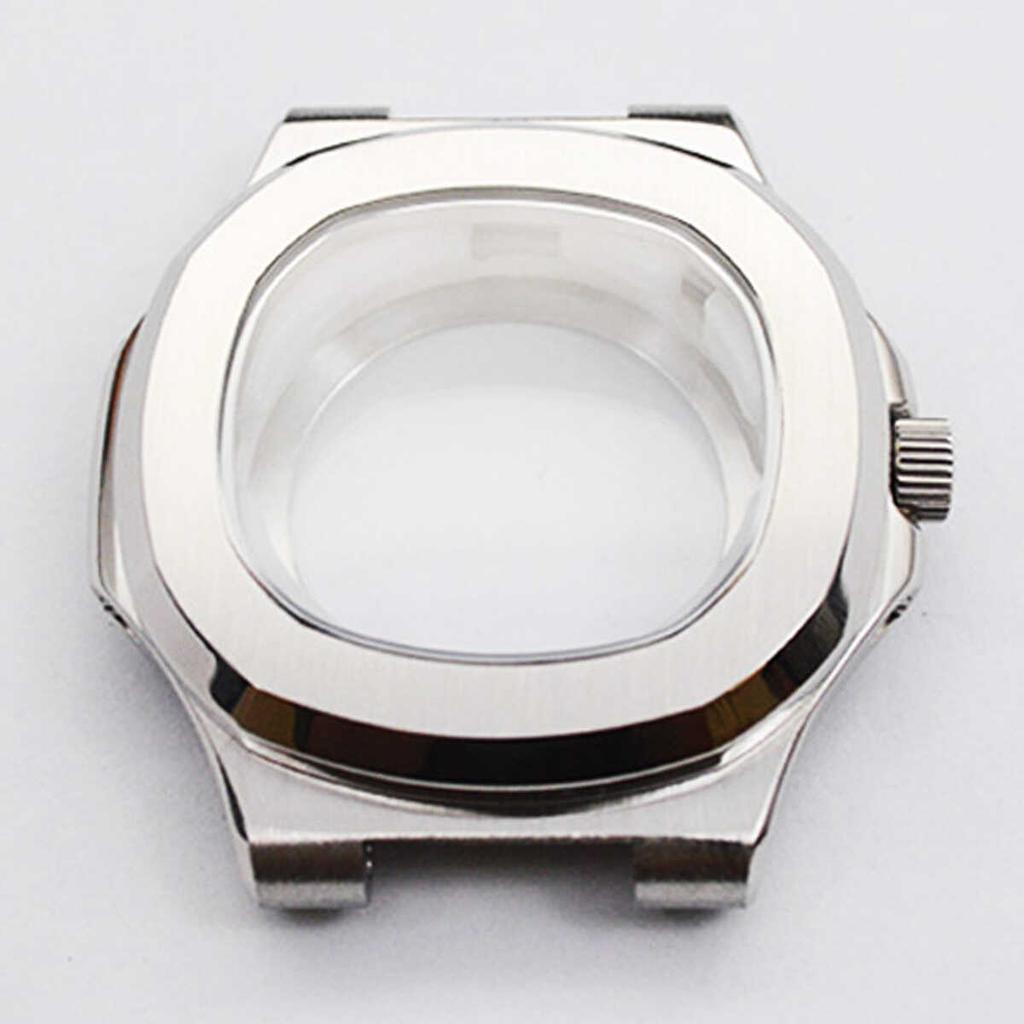 40mm Watch Case 316 Stainless Steel Modified Nautilus For Seiko Nh34 Nh35 Nh36 Nh38 Movement Replaceable Accessories