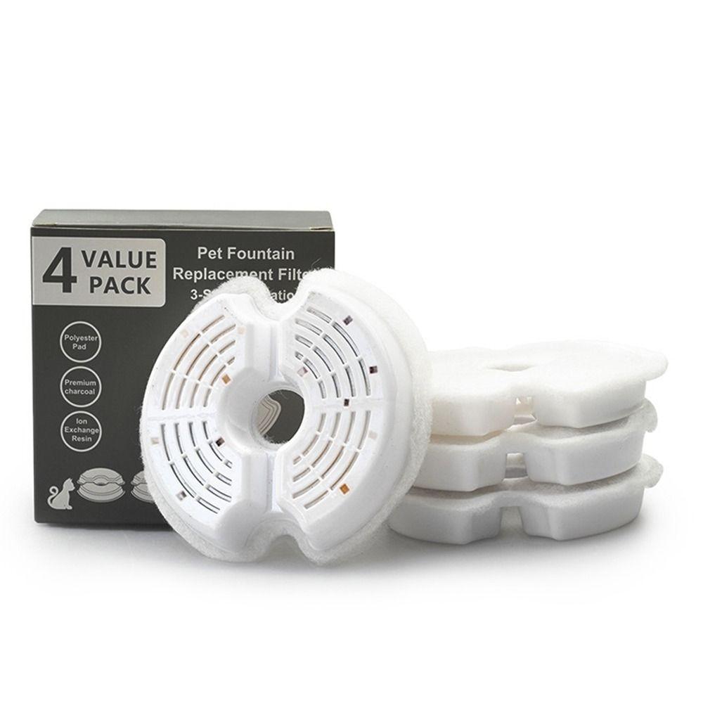 

Фильтры для питьевой воды Фильтруют Товары для кошек Замена Сменный фильтр Кот 4Pcs