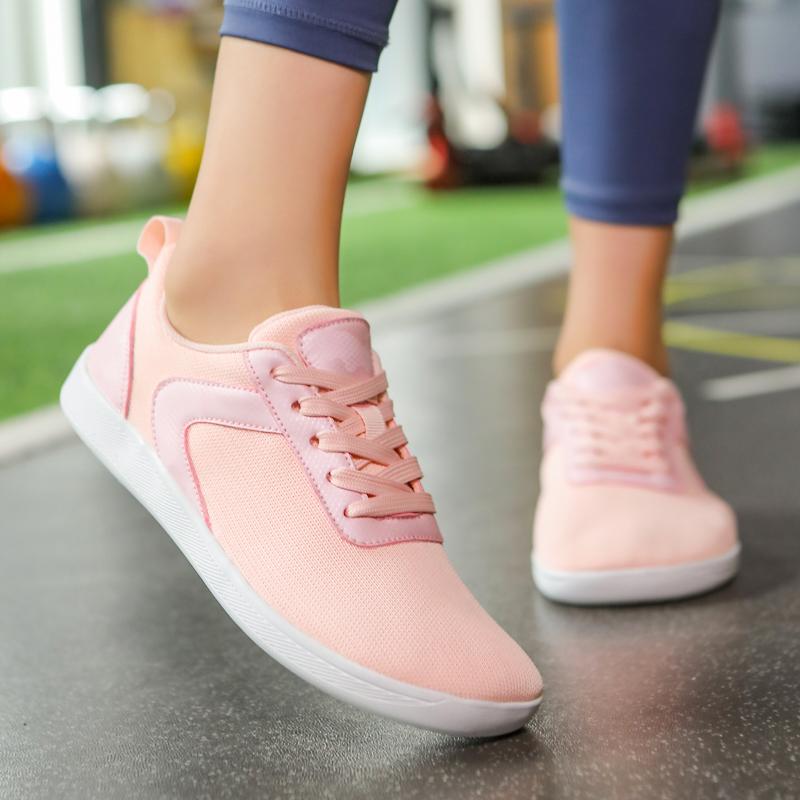 Anti-slip Wide Toe Training Sneakers Light Breathable Casual Sports Shoes Mesh Gym Fitness Flat Shoes