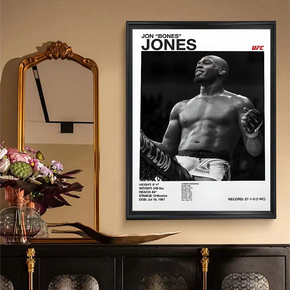 

1 шт. Черно-белый U-Ultimate Fighting Championship UFC Плакат HD Плакаты для дома, комнаты, бара, кафе Декор Искусство Настенная живопись Картина 21cm×30cm NoFrame