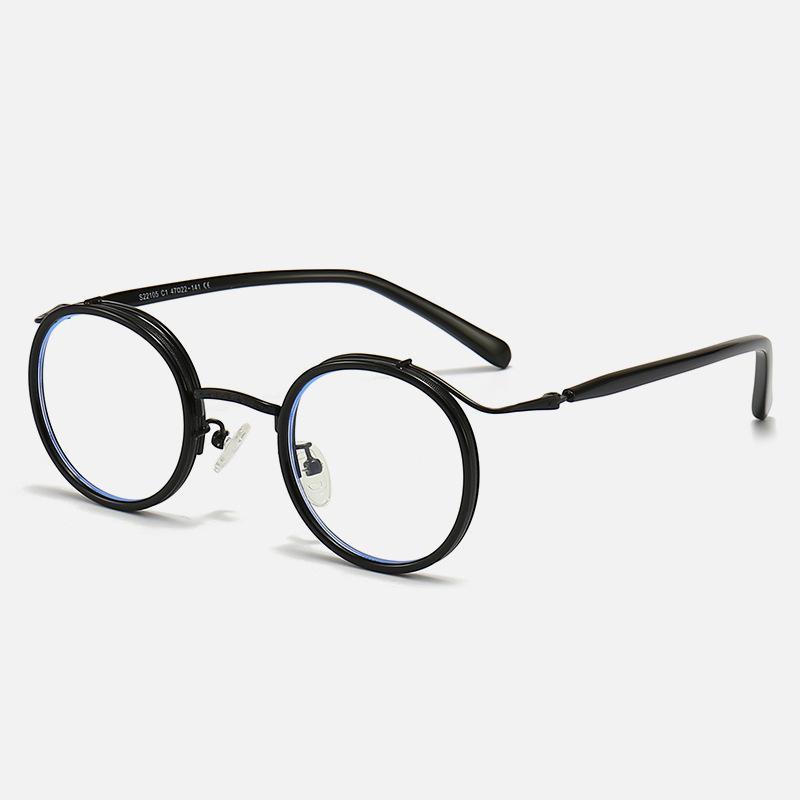 New Fashion Trend Retro Japanese Round Frame Presbyopic Eyewear For Men And Women Photochromic Anti Blue Light Reading Glasses