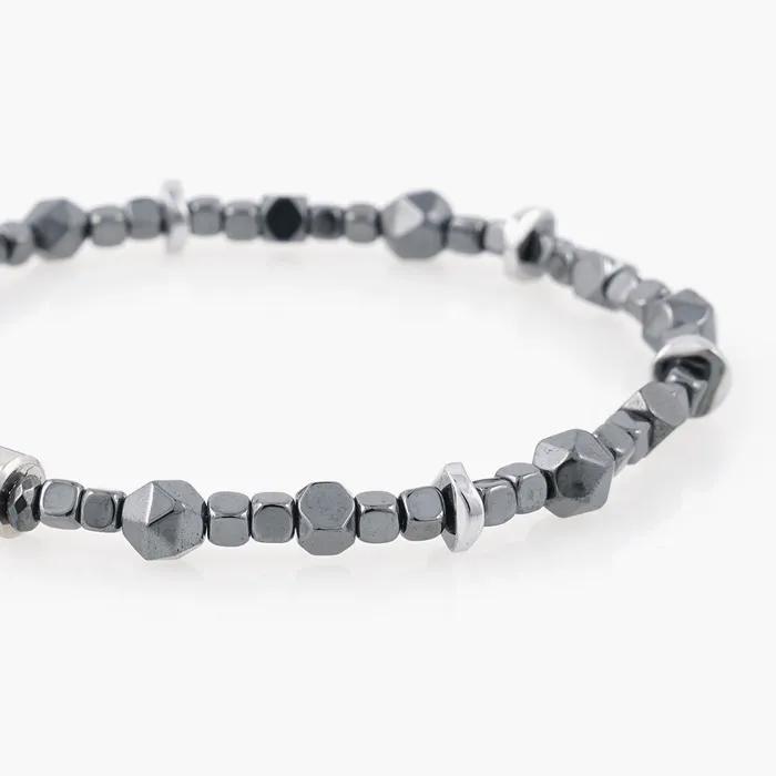 Multi Hematite Mix Gemstone Bracelet (C2503AC1277_SV)
