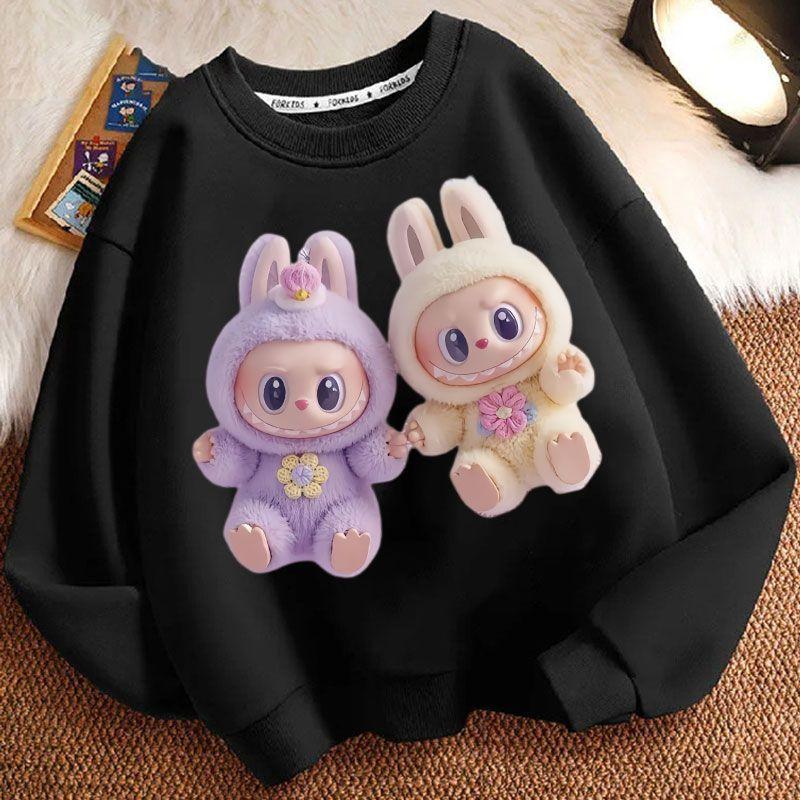 Cute Children's Sweatshirts for Spring and Autumn, Long-sleeved Loose Sweatshirts for Boys and Girls