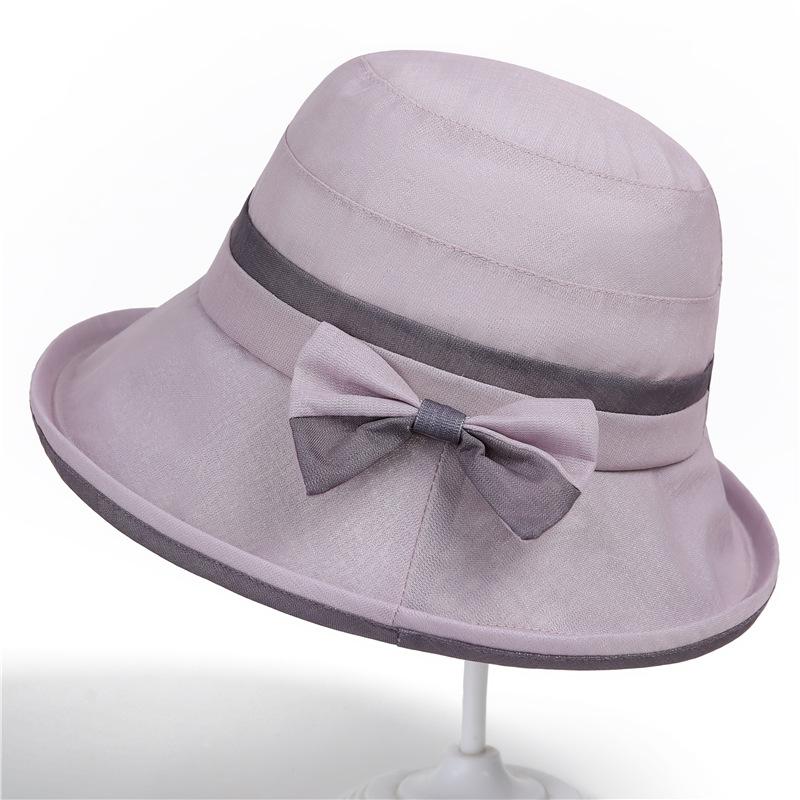 

Sunscreen Middle-Aged And Elderly Mother Hat Women S Hat Sun Hat Bucket Hat Summer Thin Breathable Sun Hat M（56-58cm）