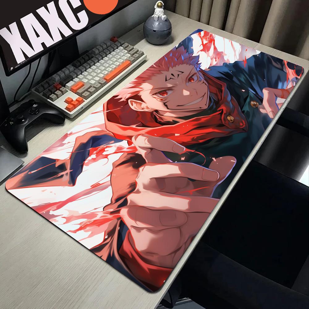 Jujutsu Kaisen XXL Muismat Anime Gojo Satoru Grote Gaming Muismat Gamer Bedrijf Toetsenbord Muismatten Tapijt Computer Bureau Mat