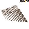 13PCS Cobalt HSS-Co M35 Twist Drill Bit Set 1.5-6.5mm Hex Shank High Precision Cutting Tools for Wood Metal
