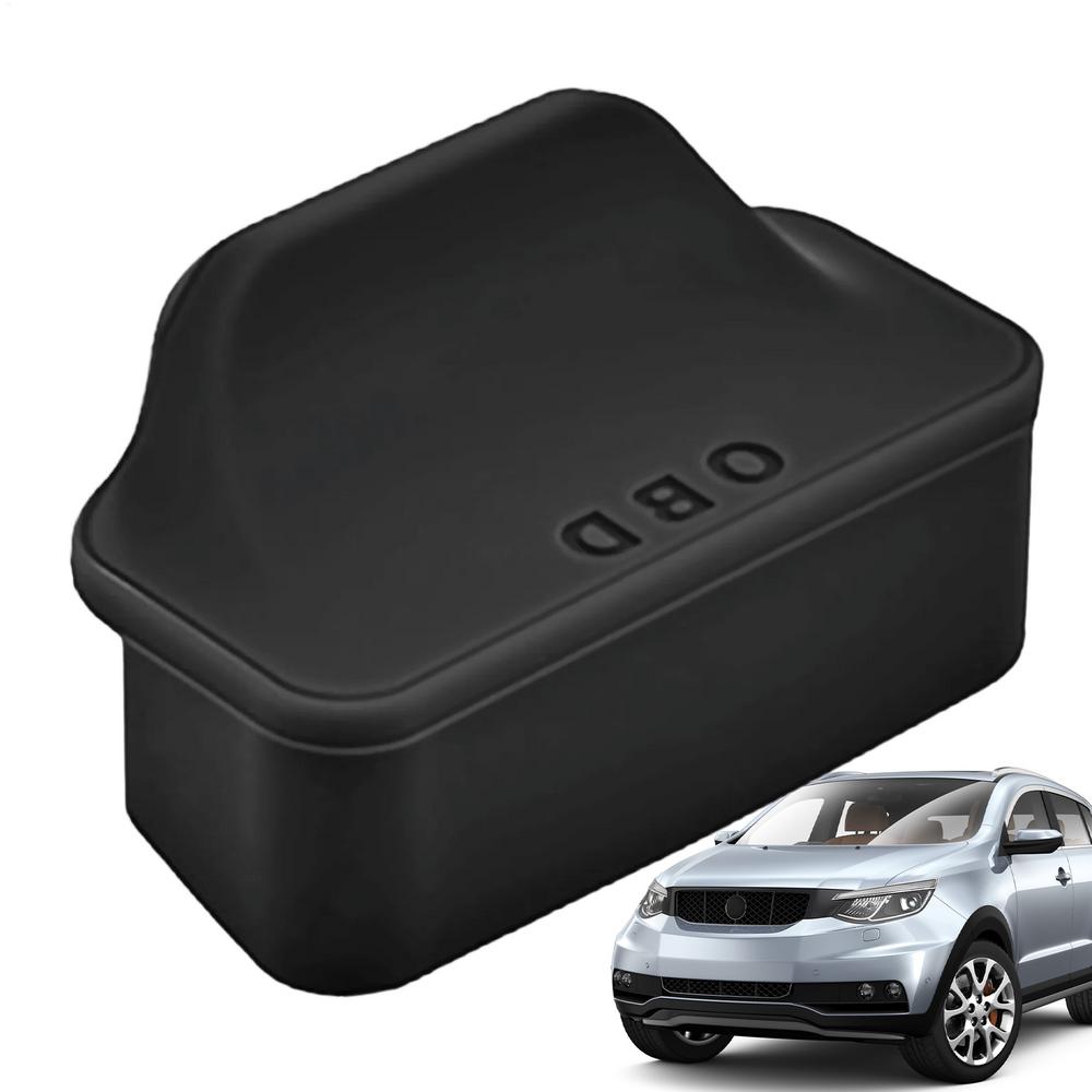 OBD Port Dust Cover OBD Port Guard Dust Shield Interface Connector Protector For Cargo Golf Cart Sedan Truck SUV Van RV