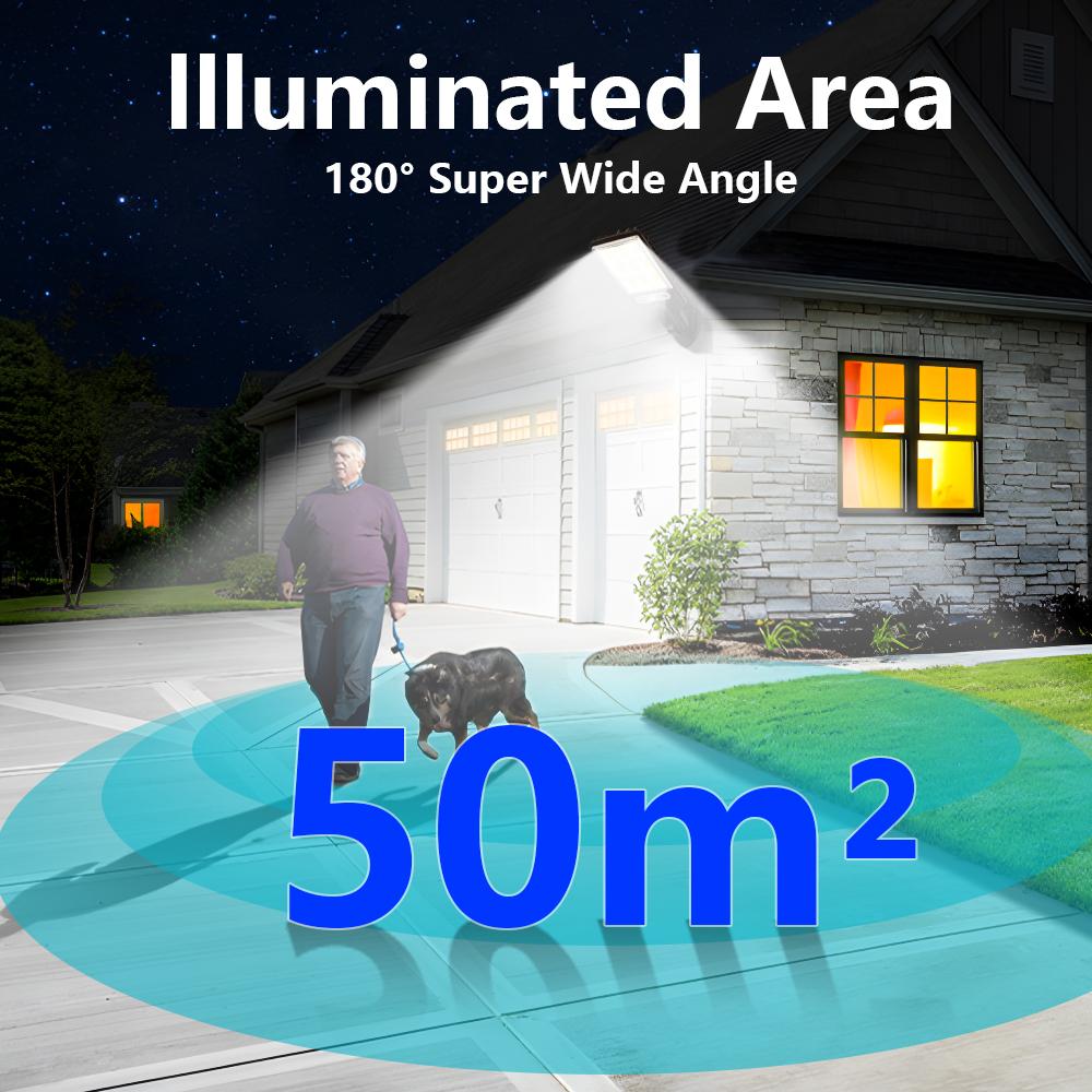 500000LM Solar Light Outdoor LED Solar Lamp Motion Sensor Street Light Waterproof Wall Light Garden Outdoor Christmas Decoration