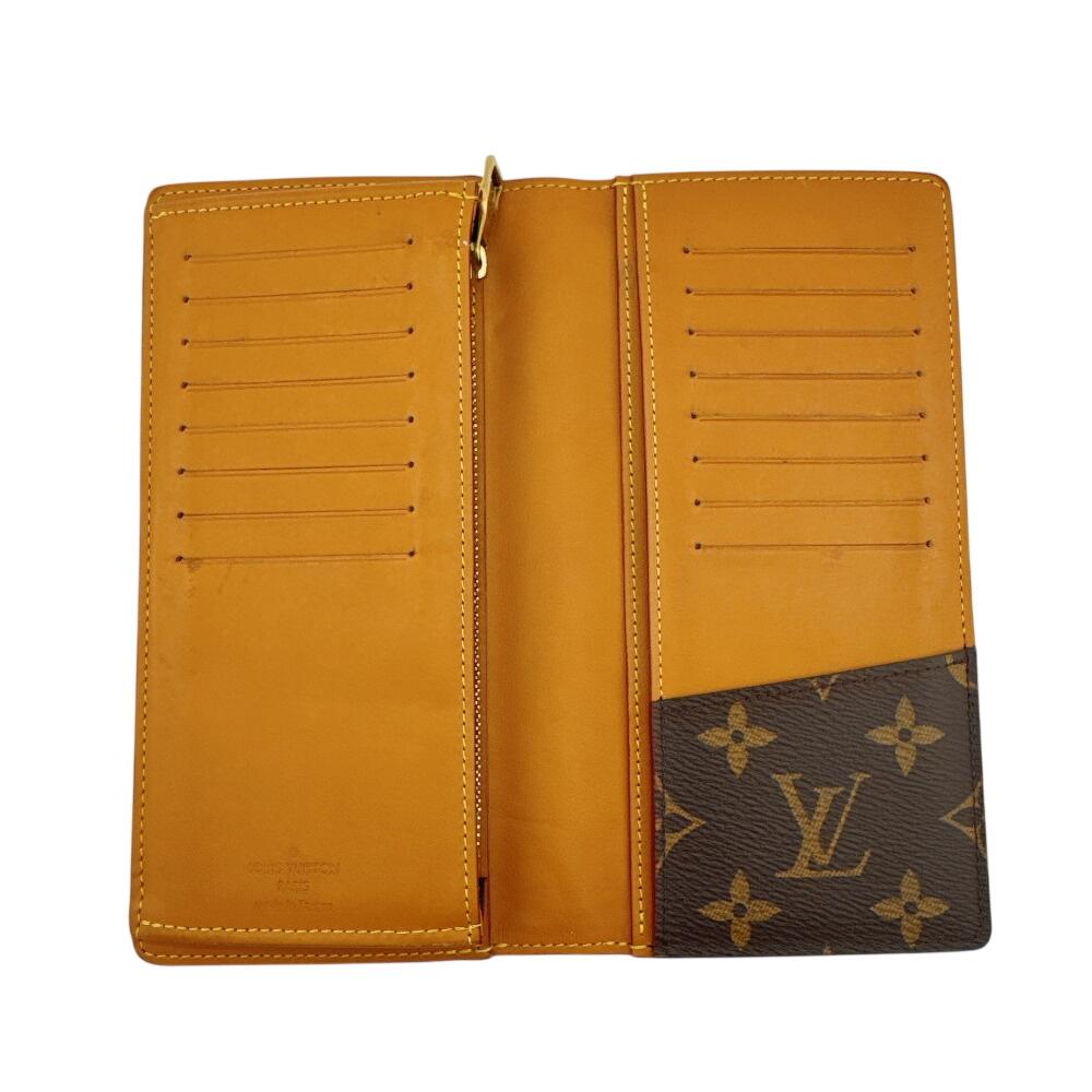 LOUIS VUITTON M69029 Monogram leather Portefeuille Blaza NM Purse Brown leather Used