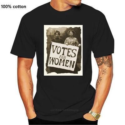 Vintage Frauen Wahl T-Shirt Suffragette T-Shirt Statements Suffragette Frauen Frauenrechte Wahl Wählen Wahlen